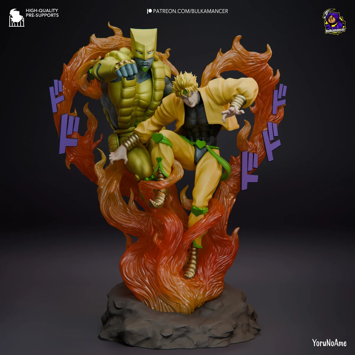 Mr Vampire and Friend | Fan Art | 3D Printed Resin Model Garage Kit | *Un-Painted* | Bulkamancer 2