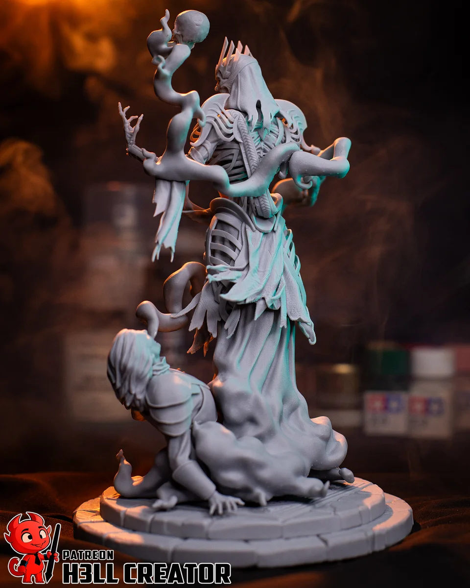 Vecna | Fan Art | 3D Printed Resin Model Garage Kit | *Un-Painted* | H3LL Creator 13