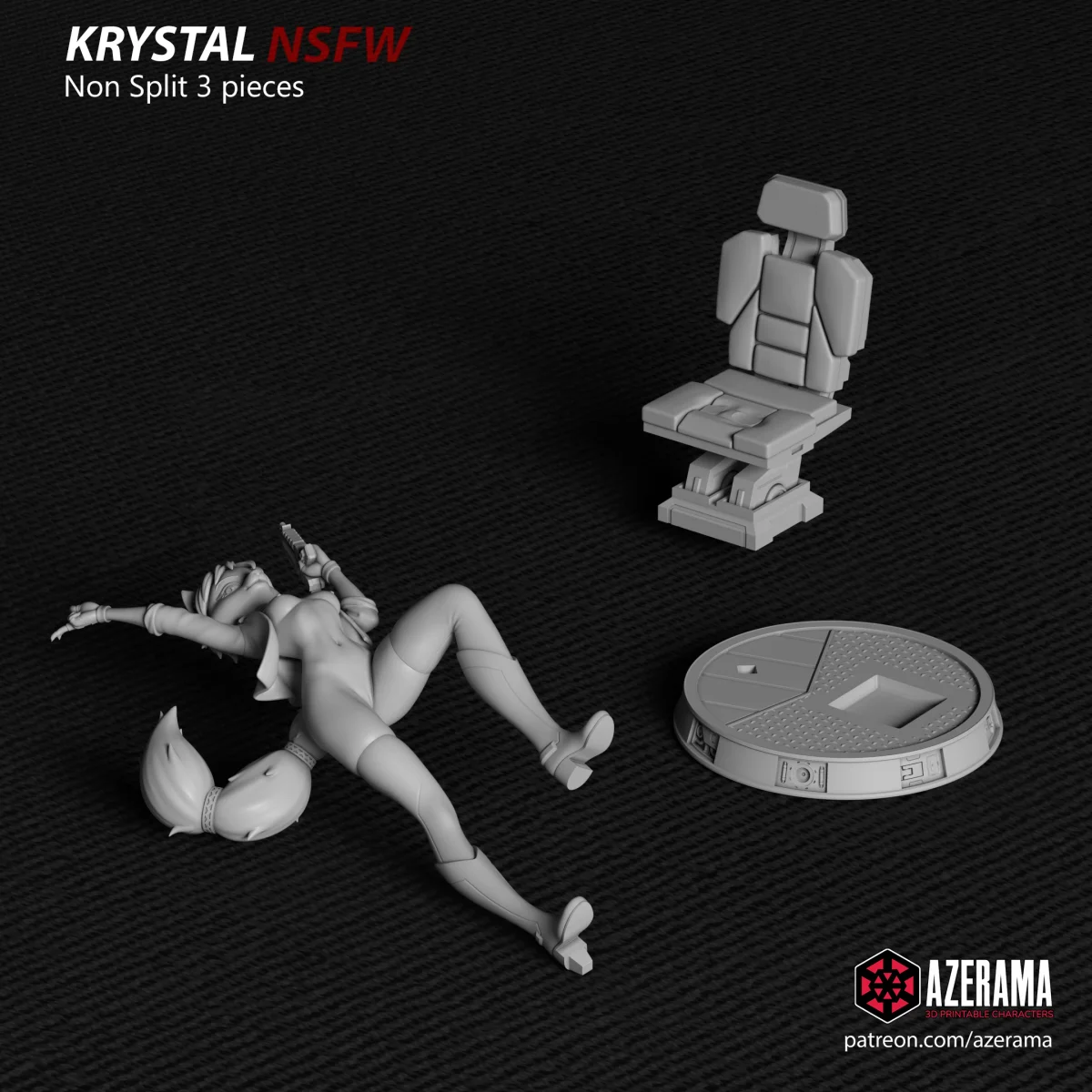 Fox | Fan Art | 3D Printed Resin Model Garage Kit | *Un-Painted* | Azerama 6
