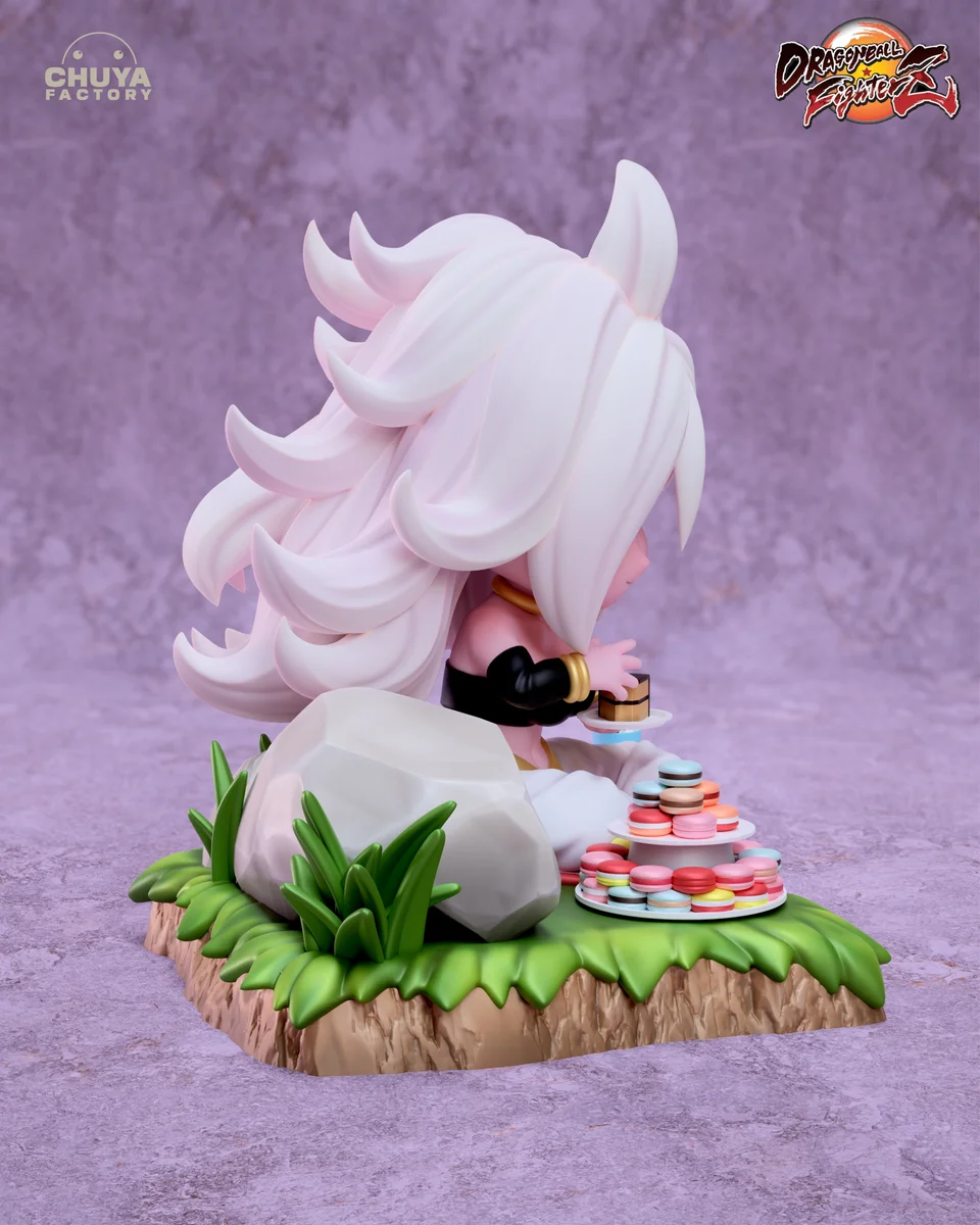 Chibi Android 21 | Fan Art | 3D Printed Resin Model Garage Kit | *Un-Painted* | Chuya Factory 4