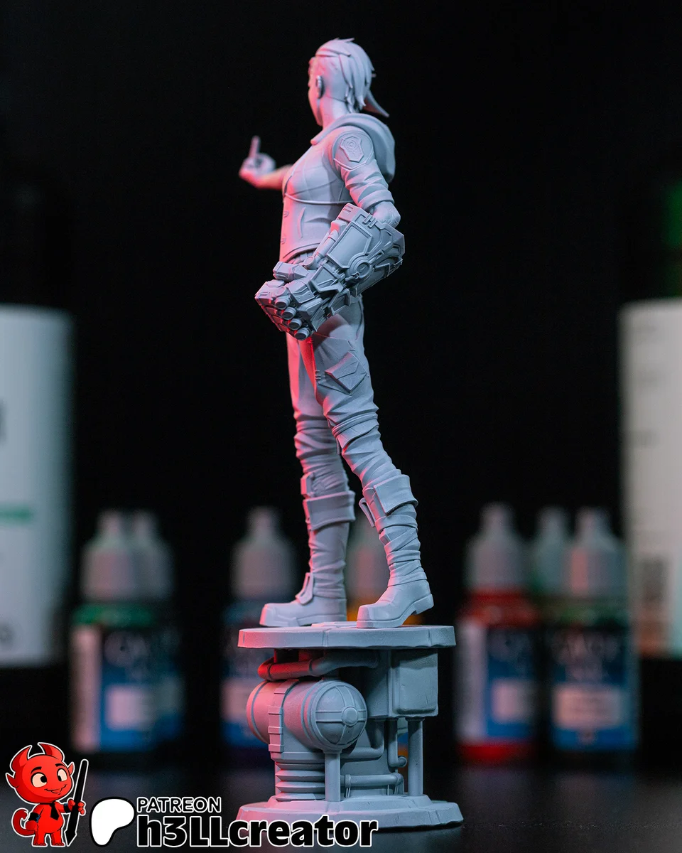 Vi | Fan Art | 3D Printed Resin Model Garage Kit | *Un-Painted* | H3LL Creator 8