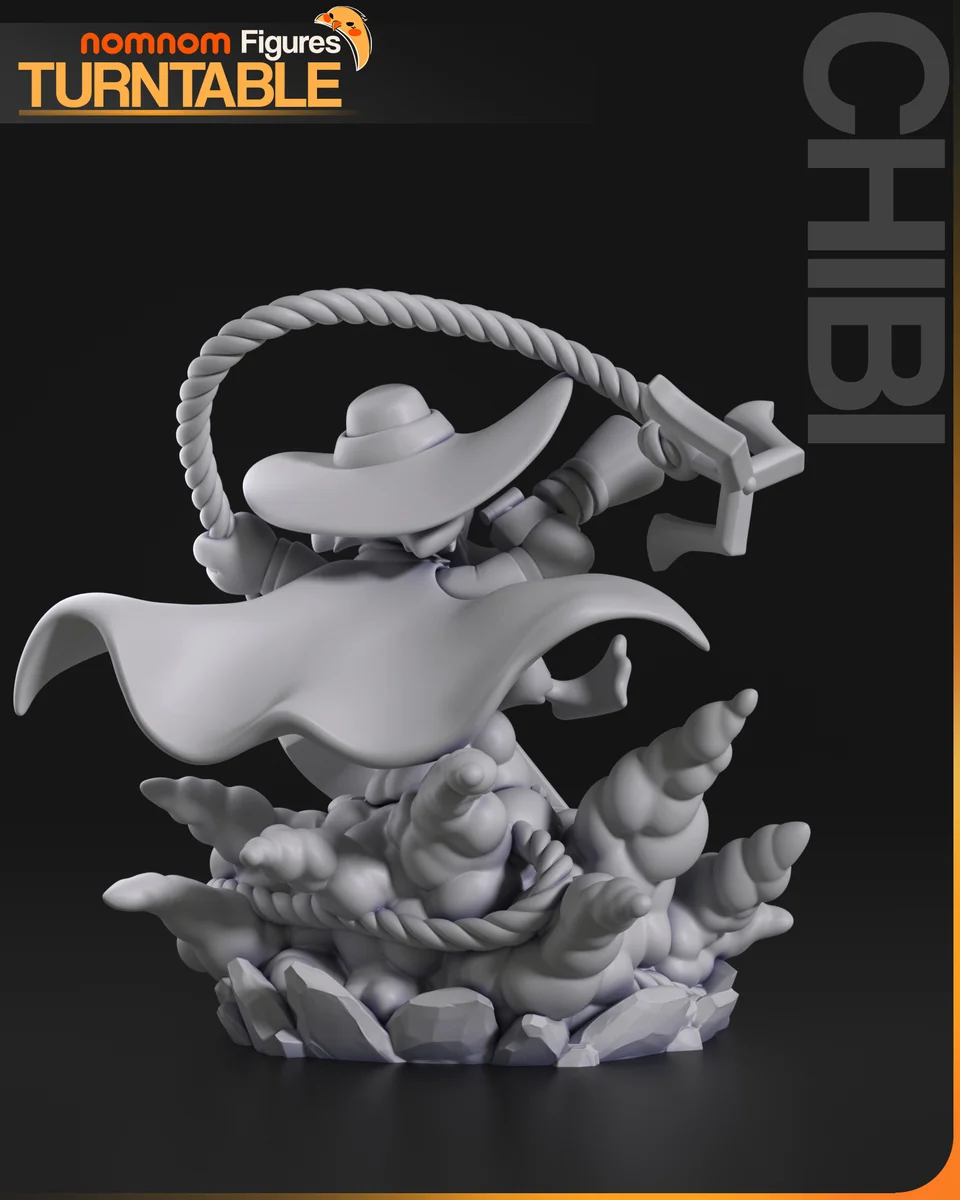 Chibi Darkwing Duck | Fan Art | 3D Printed Resin Model Garage Kit | *Un-Painted* | Nomnom 7