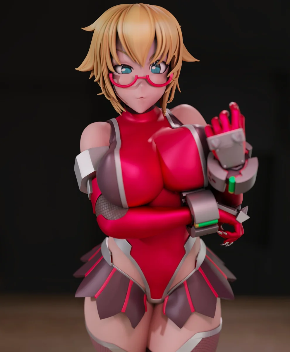 Mari | Fan Art | 3D Printed Resin Model Garage Kit | *Un-Painted* | Momoji 2