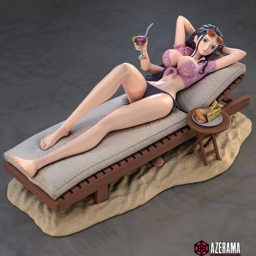 Nico Robin | Fan Art | 3D Printed Resin Model Garage Kit | *Un-Painted* | Azerama 3