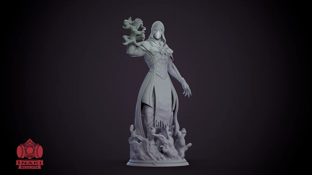Ermac | Fan Art | 3D Printed Resin Model Garage Kit | *Un-Painted* | Inaki Sculpts 5
