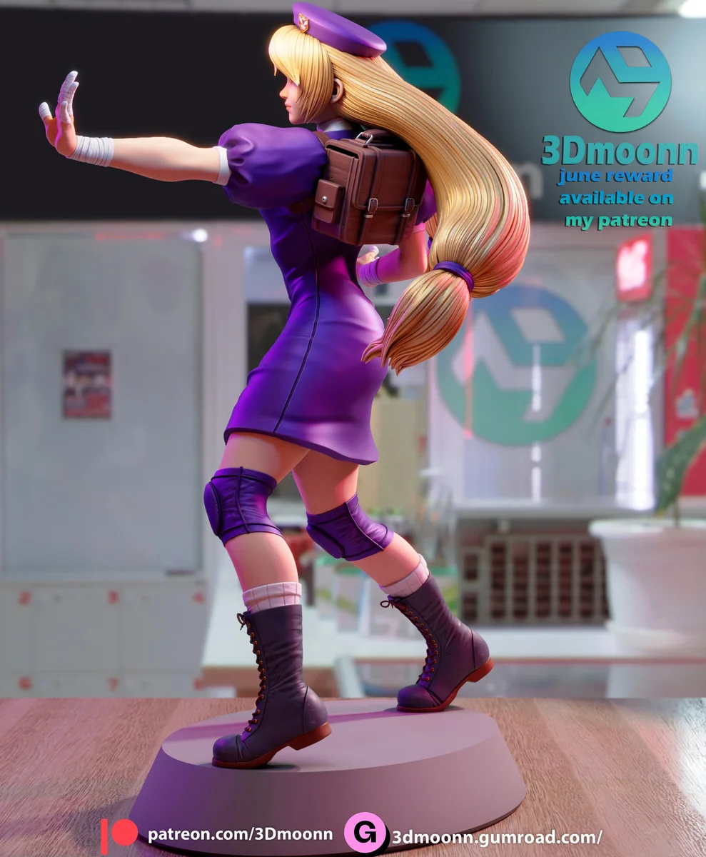 Sumo Girl | Fan Art | 3D Printed Resin Model Garage Kit | *Un-Painted* | 3DMoon 3