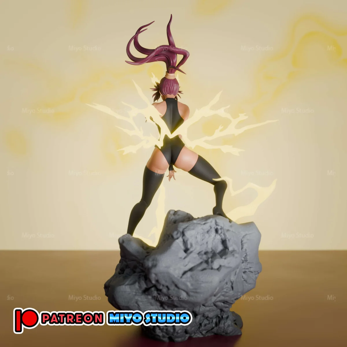 Yoruichi Shihouin | Fan Art | 3D Printed Resin Model Garage Kit | *Un-Painted* | MiyoStudio 4