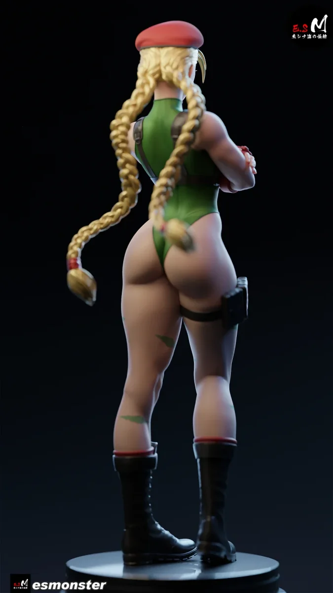 Cammy | Fan Art | 3D Printed Resin Model Garage Kit | *Un-Painted* | ES Monster 3
