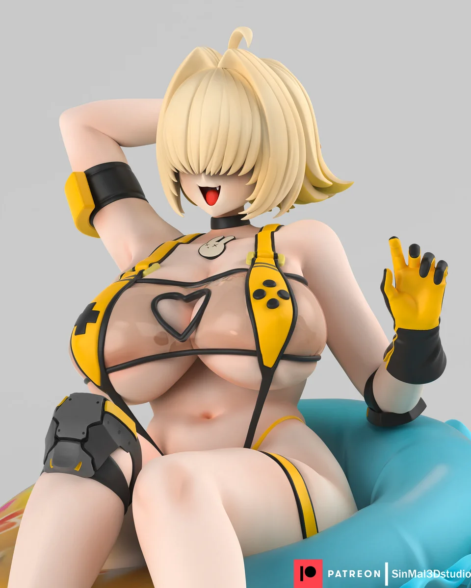 Elegg v2 | Fan Art | 3D Printed Resin Model Garage Kit | *Un-Painted* | Sin3Dstudio 4