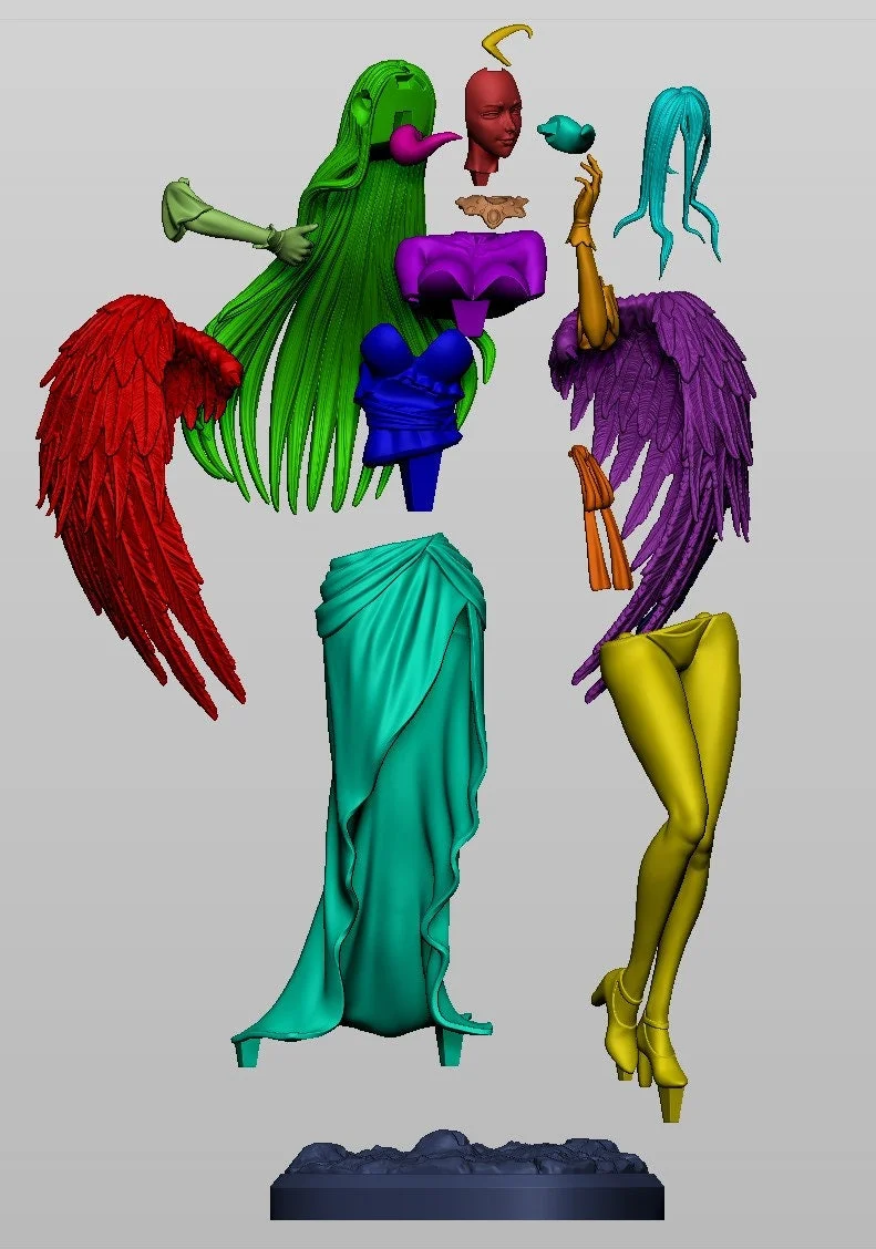 Albedo | Fan Art | 3D Printed Resin Model Garage Kit | *Un-Painted* | Il Paddyy 4