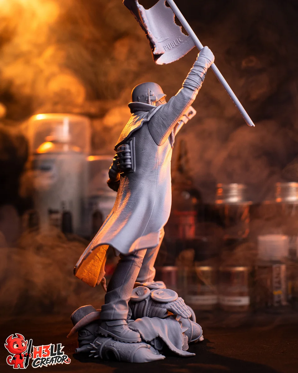 NCR Ranger | Fan Art | 3D Printed Resin Model Garage Kit | *Un-Painted* | H3LL Creator 10