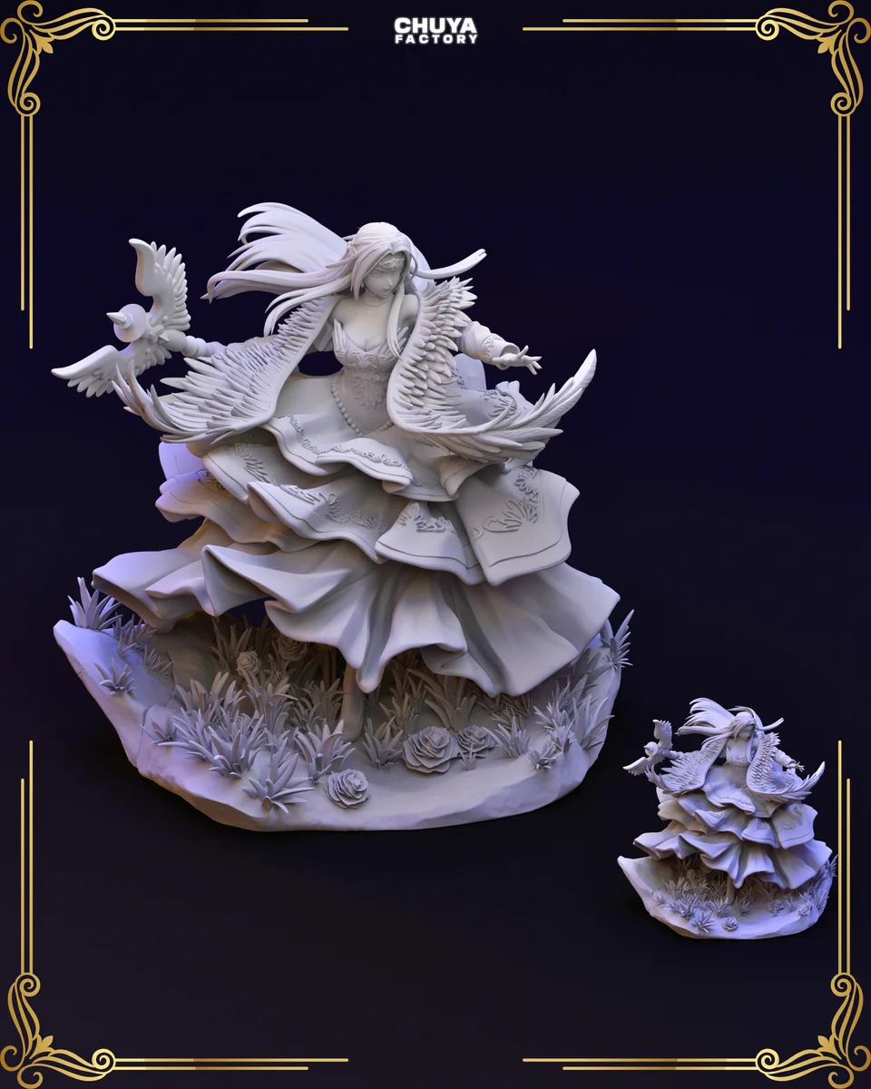 Edelgard von Hresvelg | Fan Art | 3D Printed Resin Model Garage Kit | *Un-Painted* | Chuya Factory 14