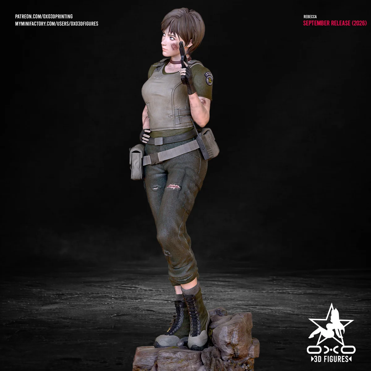 Rebecca Chambers | Fan Art | 3D Printed Resin Model Garage Kit | *Un-Painted* | OXO3D 5