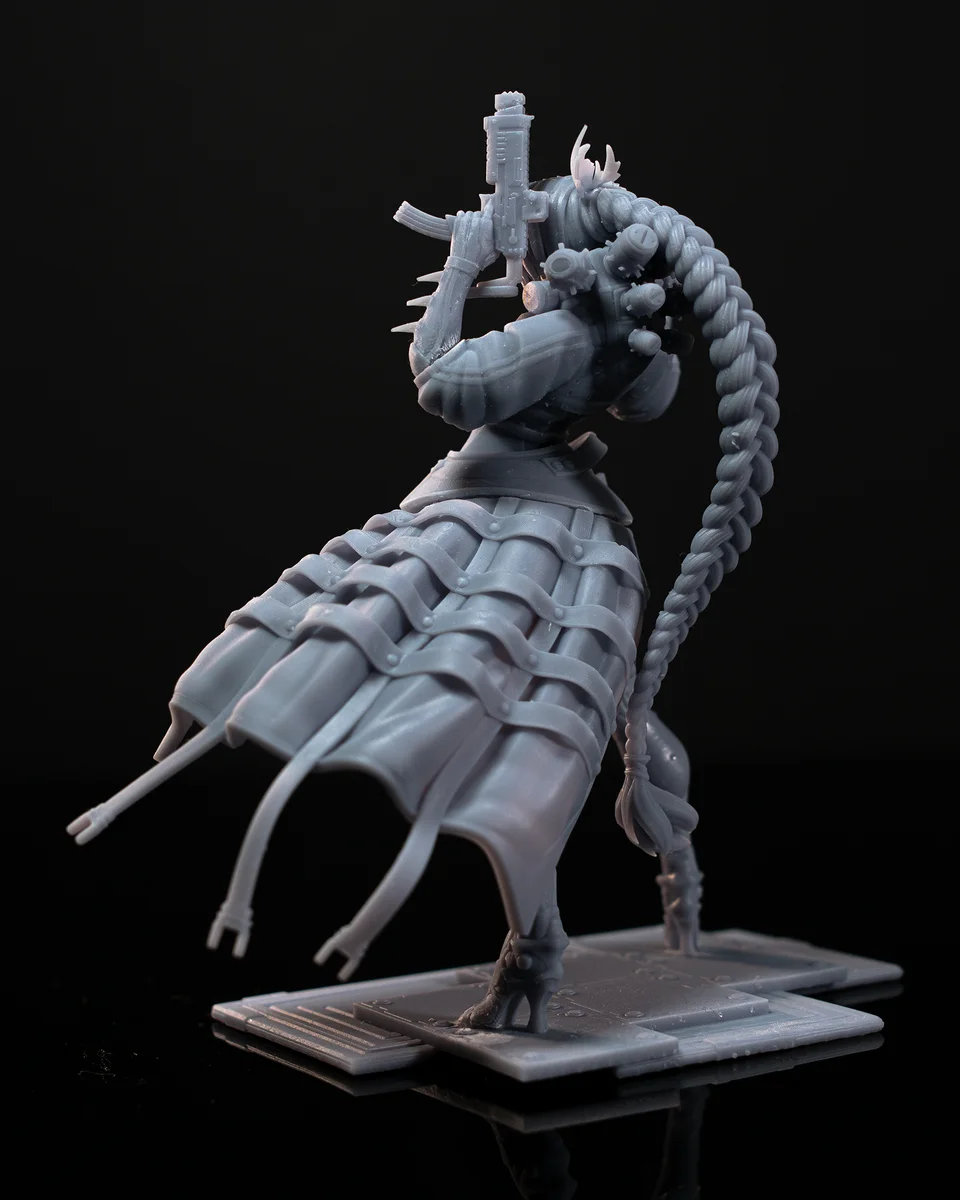 Rin | Fan Art | 3D Printed Resin Model Garage Kit | *Un-Painted* | H3LL Creator 6