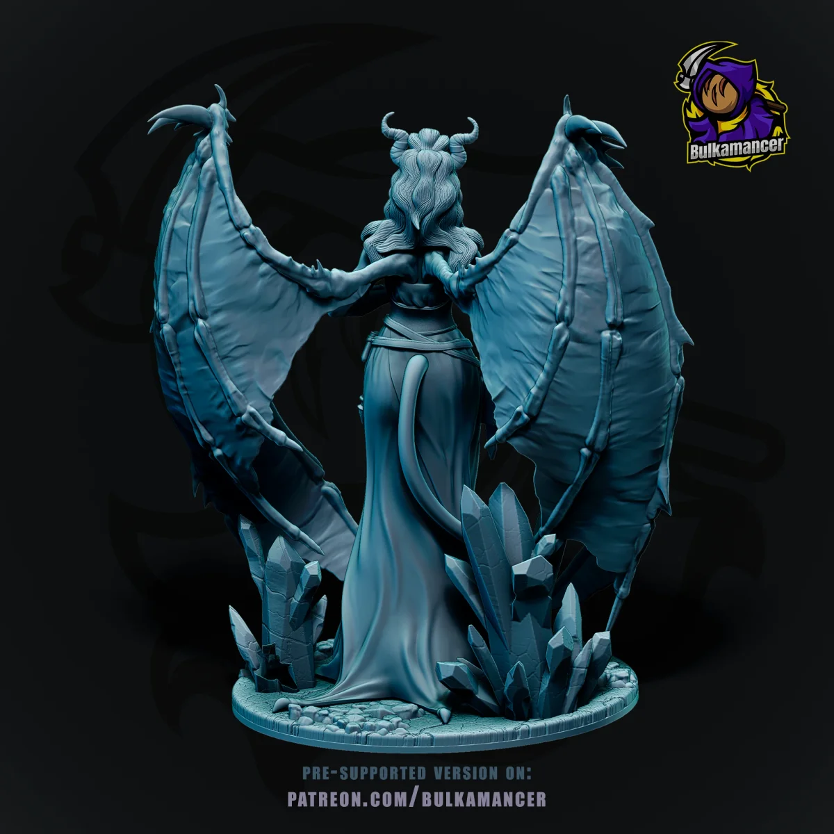 Areelu Vorlesh | Fan Art | 3D Printed Resin Model Garage Kit | *Un-Painted* | Bulkamancer 3