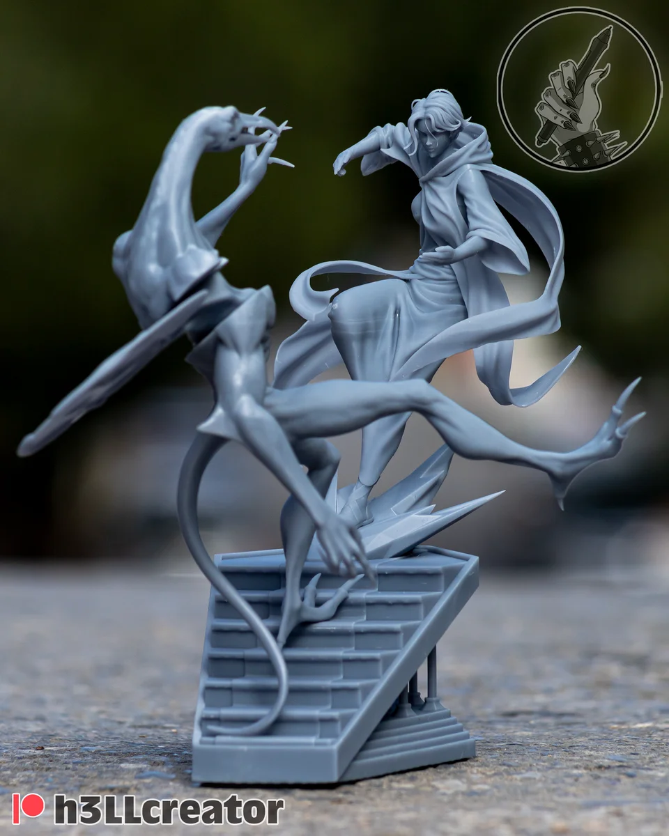 Sypha Belnades | Fan Art | 3D Printed Resin Model Garage Kit | *Un-Painted* | H3LL Creator 3