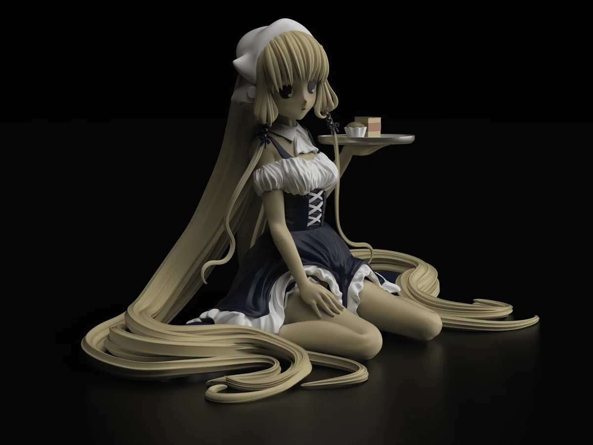 Chi | Fan Art | 3D Printed Resin Model Garage Kit | *Un-Painted* | Yoru Studio 3