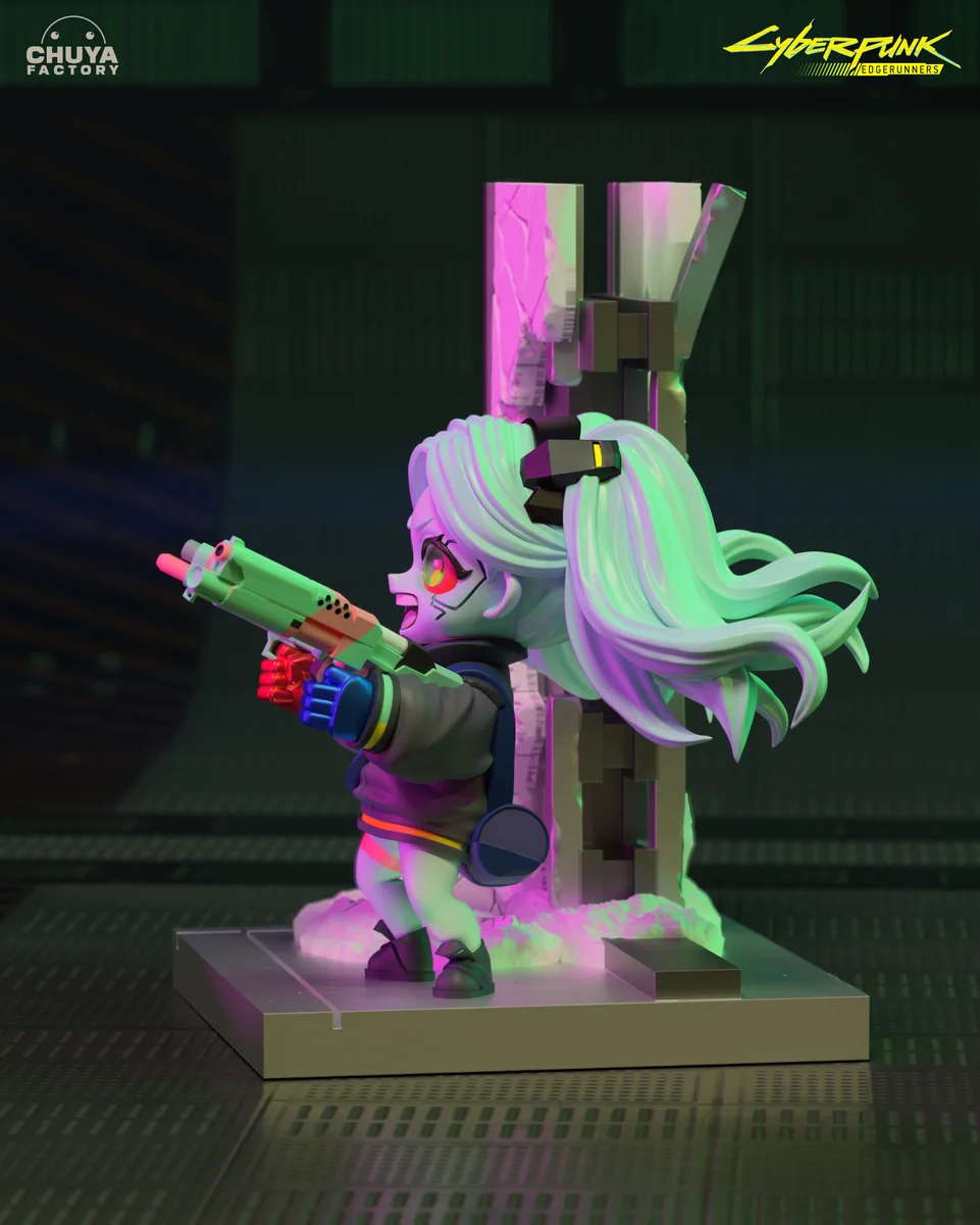 Chibi Rebecca | Fan Art | 3D Printed Resin Model Garage Kit | *Un-Painted* | Chuya Factory 4