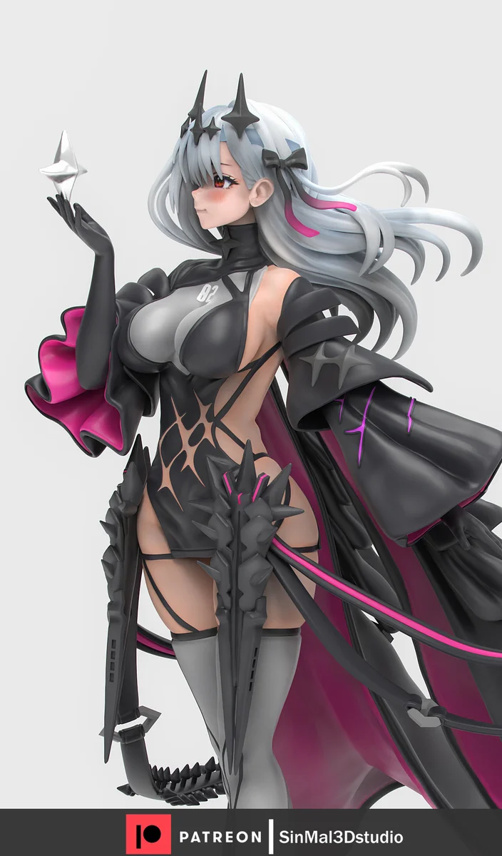 Modernia | Fan Art | 3D Printed Resin Model Garage Kit | *Un-Painted* | Sin3Dstudio 4