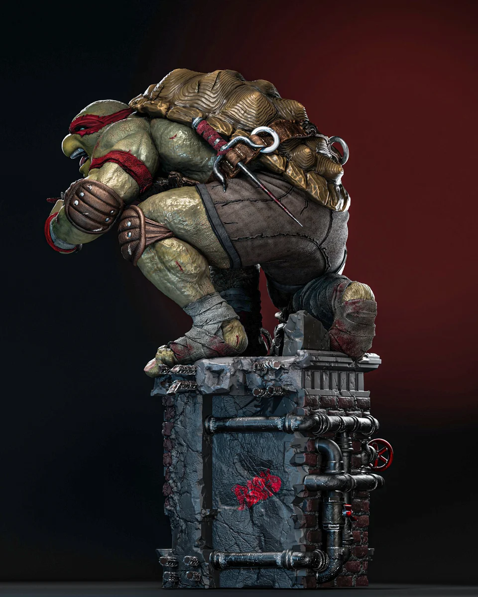 Raphael | Fan Art | 3D Printed Resin Model Garage Kit | *Un-Painted* | ZEZ Studio 3