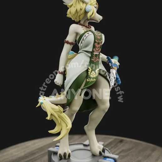 Dragon Zelda | Fan Art | 3D Printed Resin Model Garage Kit | *Un-Painted* | AnyoneNSFW 6