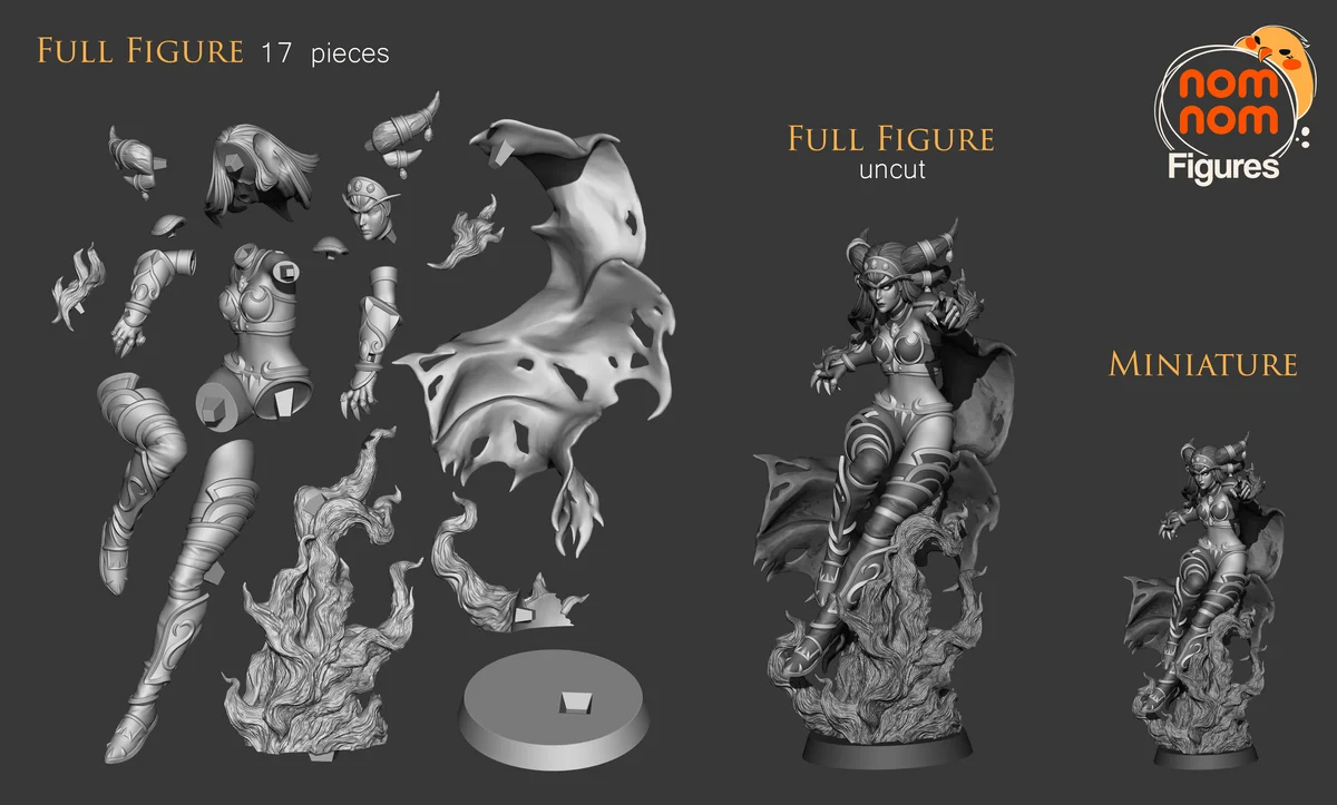 Alexstrasza | Fan Art | 3D Printed Resin Model Garage Kit | *Un-Painted* | Nomnom 8