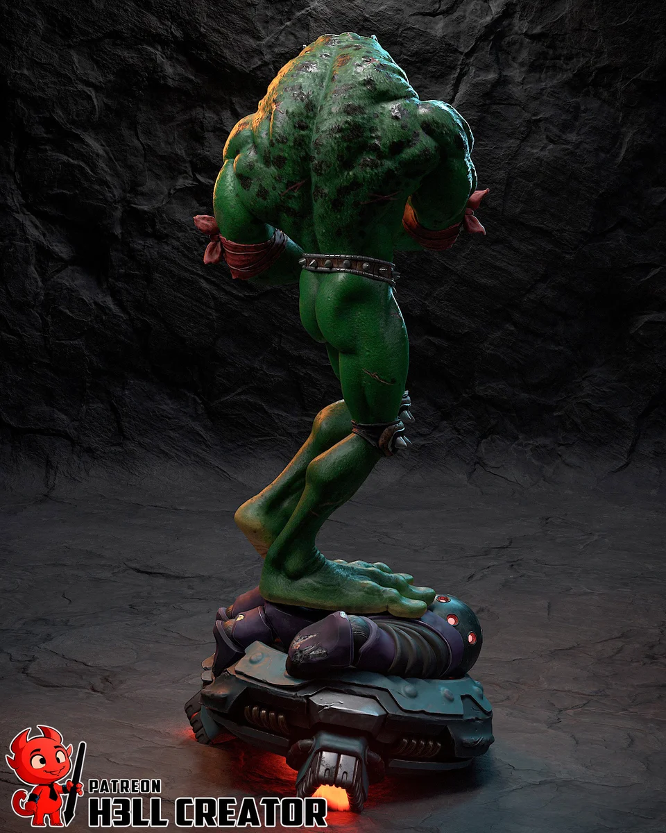 Rash | Fan Art | 3D Printed Resin Model Garage Kit | *Un-Painted* | H3LL Creator 11