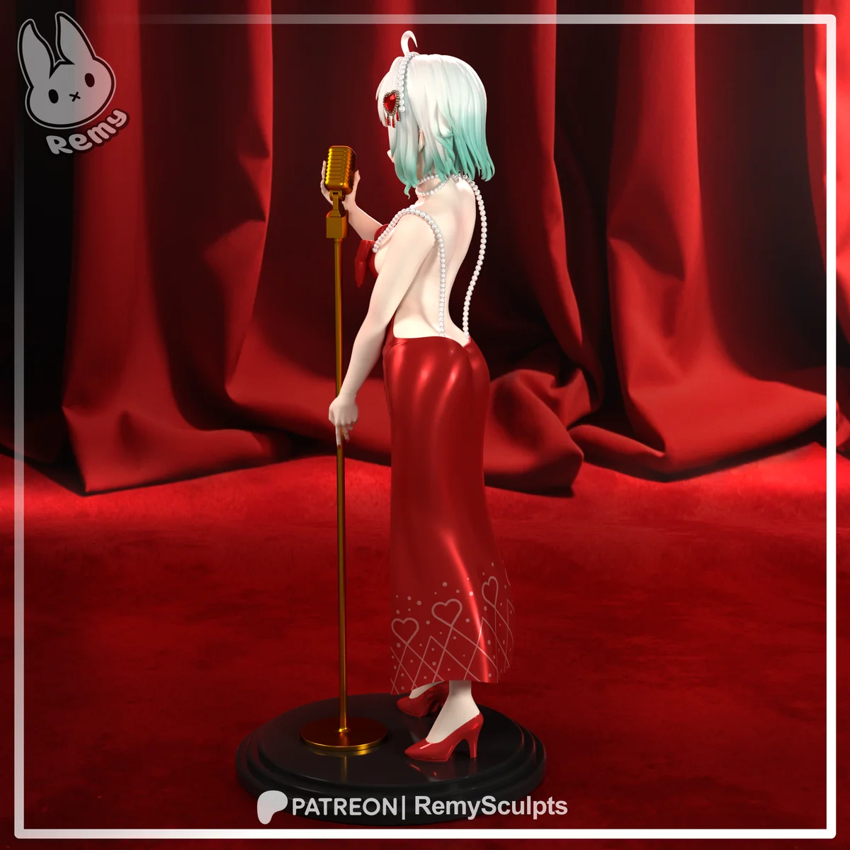 Mint Fantome (Dress) | Fan Art | 3D Printed Resin Model Garage Kit | *Un-Painted* | Remy Sculpts 5