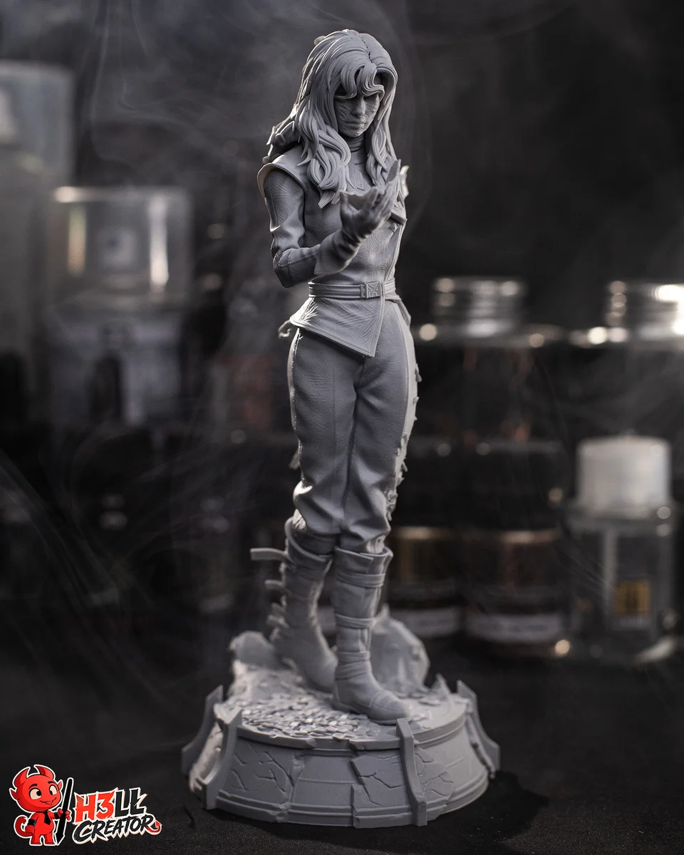 Alicia | Fan Art | 3D Printed Resin Model Garage Kit | *Un-Painted* | H3LL Creator 17