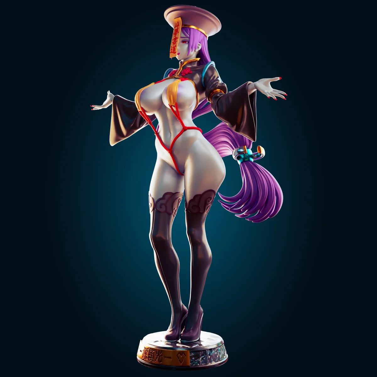 Minamoto | Fan Art | 3D Printed Resin Model Garage Kit | *Un-Painted* | Officer Rhu 6