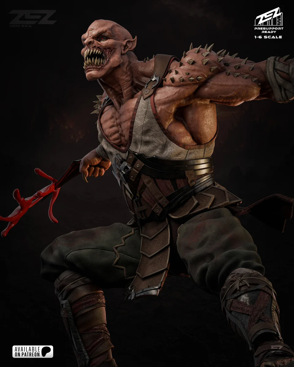 Baraka | Fan Art | 3D Printed Resin Model Garage Kit | *Un-Painted* | ZEZ Studio 11