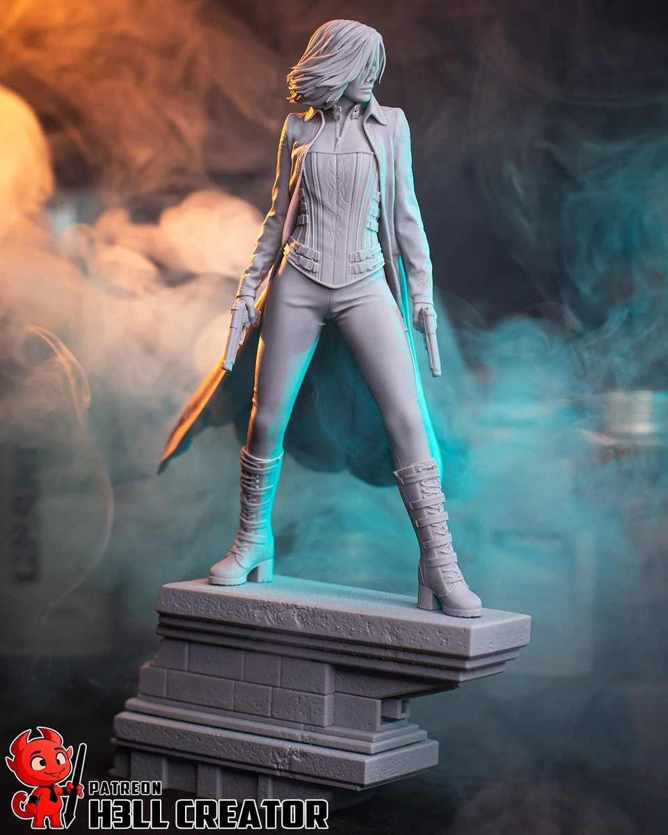 Selene | Fan Art | 3D Printed Resin Model Garage Kit | *Un-Painted* | H3LL Creator 11