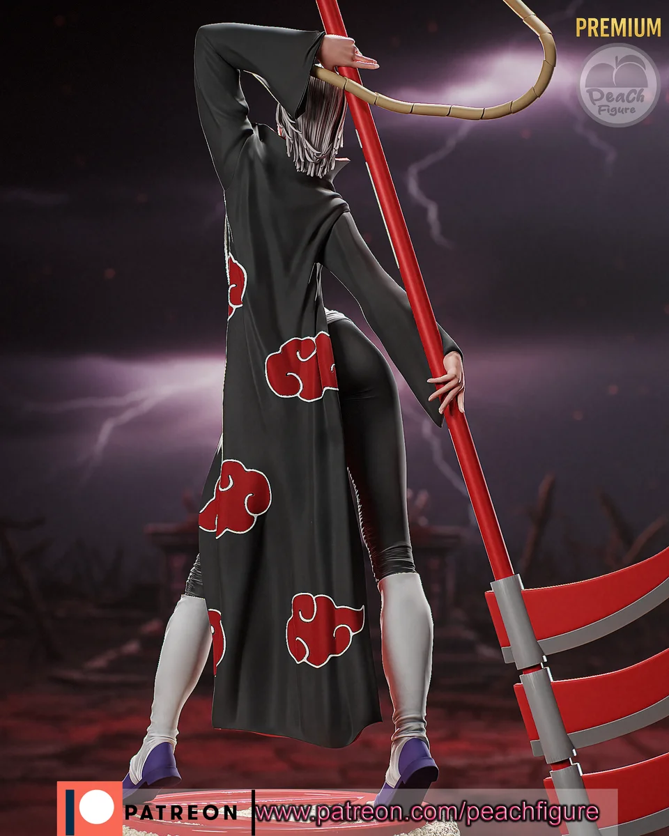Hidan | Fan Art | 3D Printed Resin Model Garage Kit | *Un-Painted* | Peach Figure 3