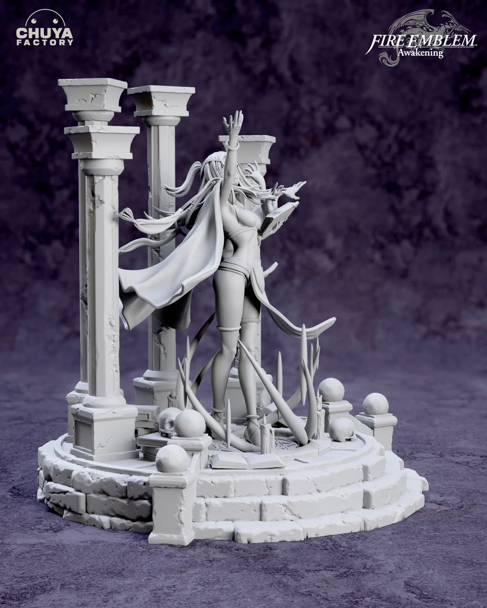 Tharja | Fan Art | 3D Printed Resin Model Garage Kit | *Un-Painted* | Chuya Factory 13