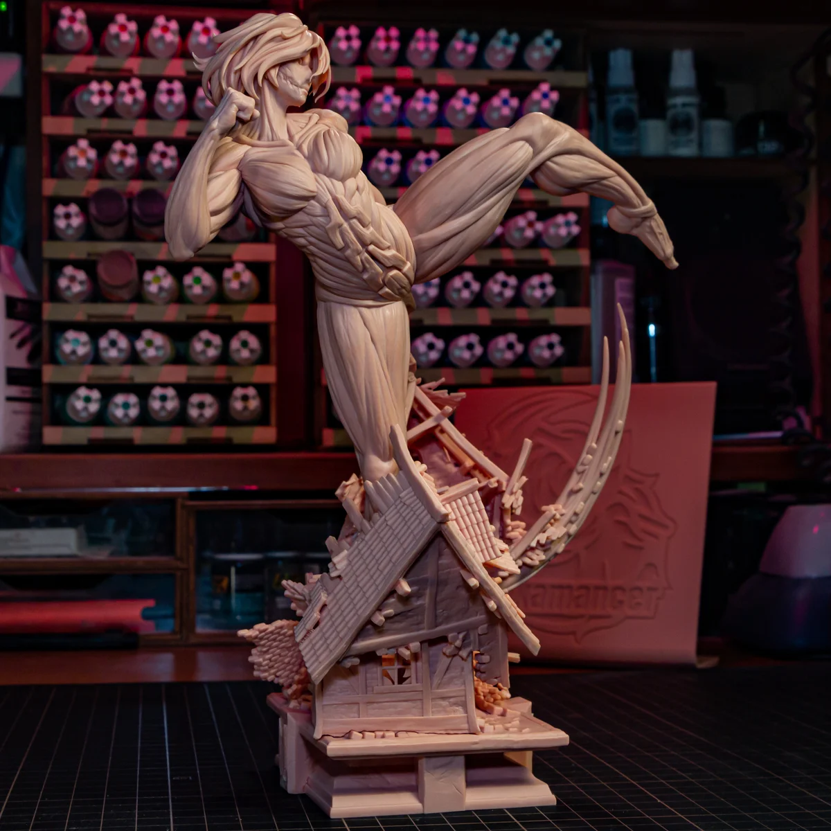 Female Titan | Fan Art | 3D Printed Resin Model Garage Kit | *Un-Painted* | Bulkamancer 28