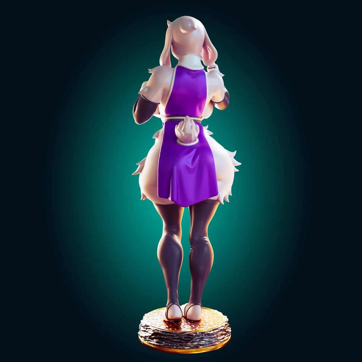 Goat Mom | Fan Art | 3D Printed Resin Model Garage Kit | *Un-Painted* | Officer Rhu 6