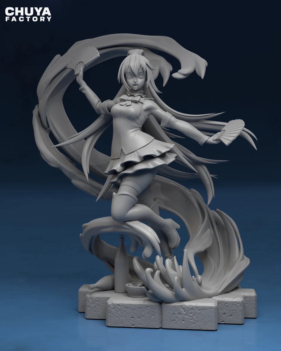 Aqua | Fan Art | 3D Printed Resin Model Garage Kit | *Un-Painted* | Chuya Factory 7