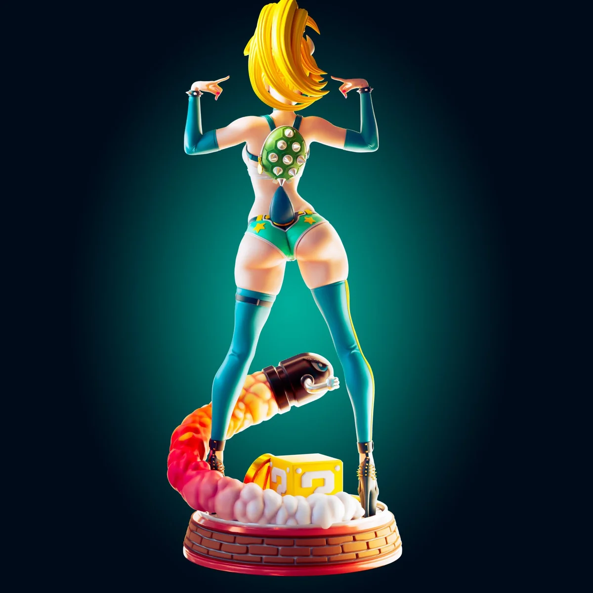Peach | Fan Art | 3D Printed Resin Model Garage Kit | *Un-Painted* | Officer Rhu 2