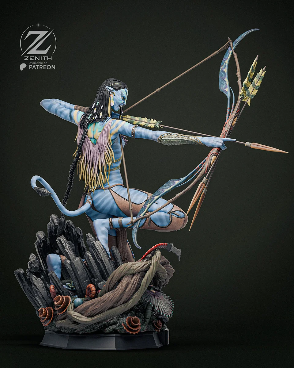 Neytiri | Fan Art | 3D Printed Resin Model Garage Kit | *Un-Painted* | Zenith Studios 5