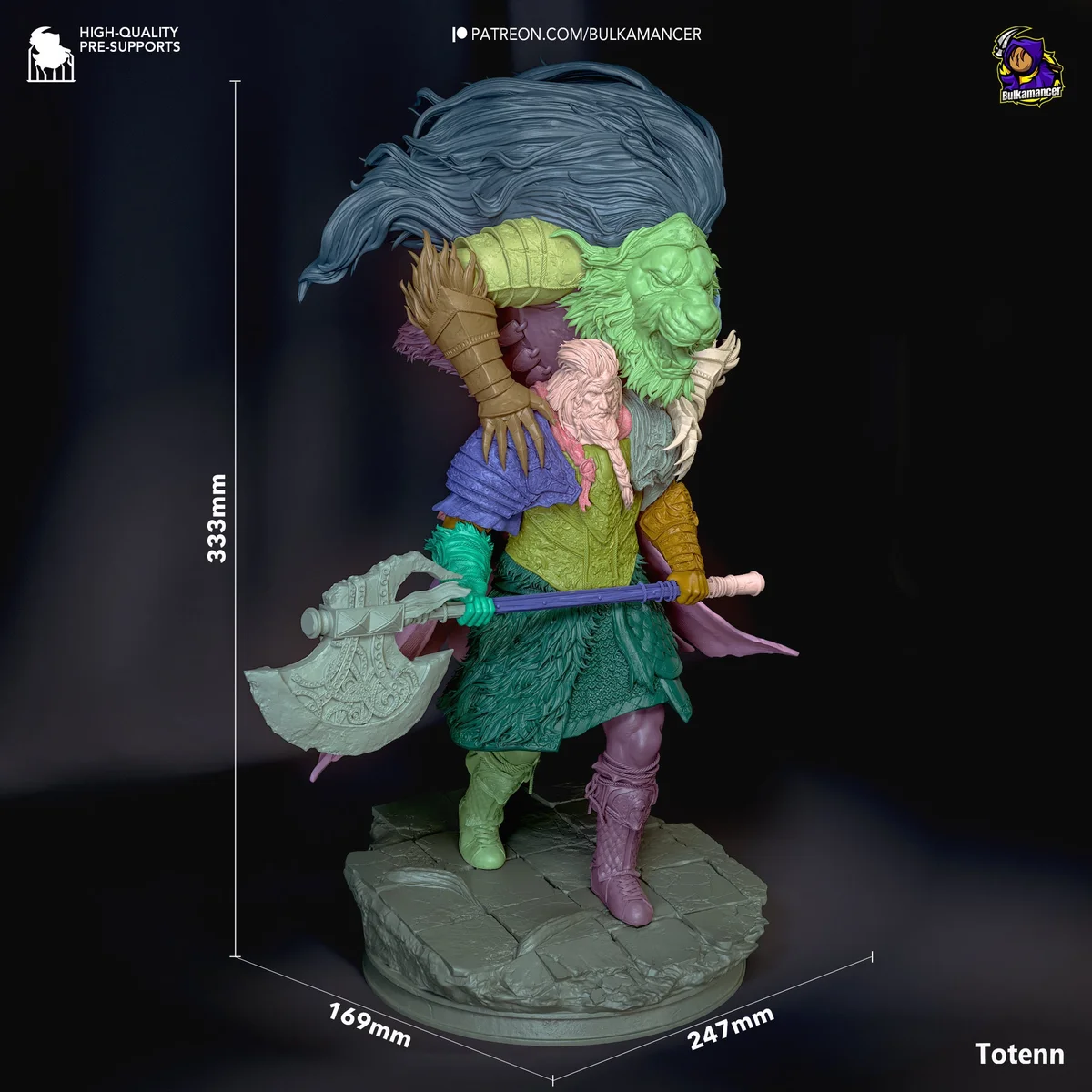 Godfrey | Fan Art | 3D Printed Resin Model Garage Kit | *Un-Painted* | Bulkamancer 6