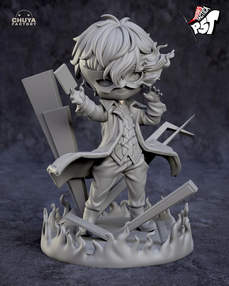 Chibi Joker | Fan Art | 3D Printed Resin Model Garage Kit | *Un-Painted* | Chuya Factory 6
