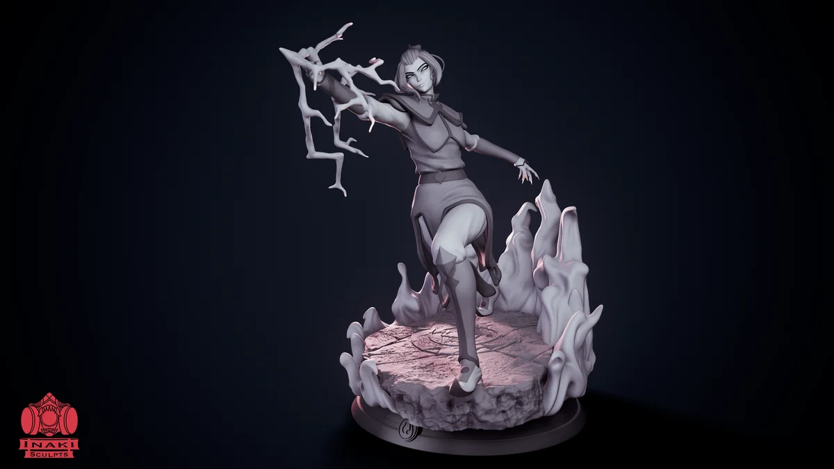 Azula | Fan Art | 3D Printed Resin Model Garage Kit | *Un-Painted* | Inaki Sculpts 3