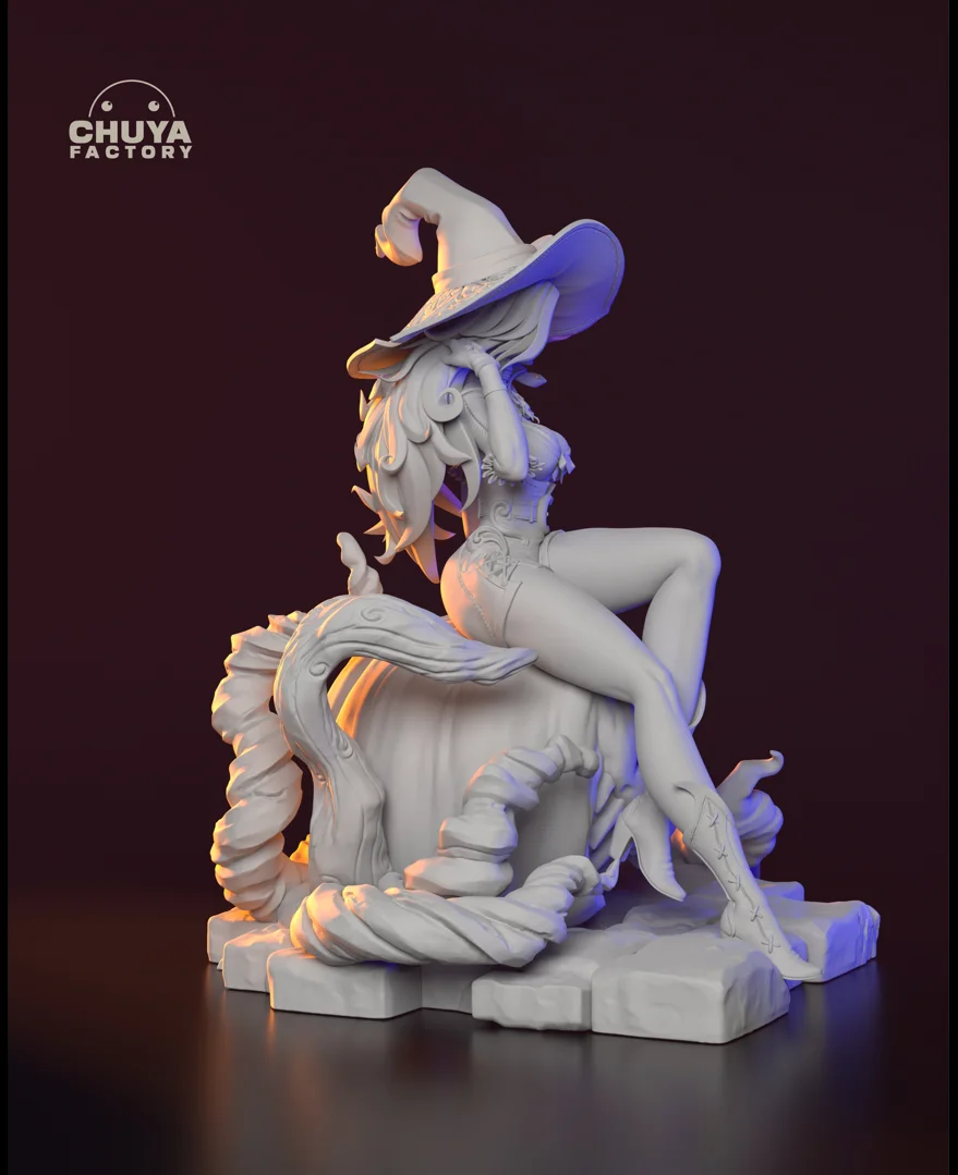 Sylvia | Fan Art | 3D Printed Resin Model Garage Kit | *Un-Painted* | Chuya Factory 16