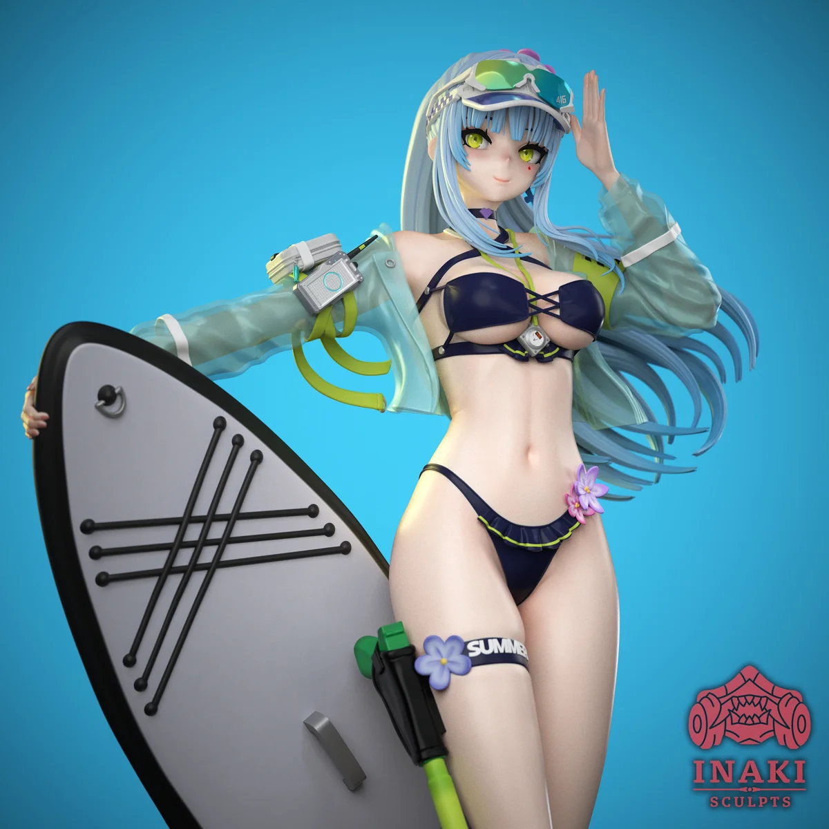 Klukai | Fan Art | 3D Printed Resin Model Garage Kit | *Un-Painted* | Inaki Sculpts 3