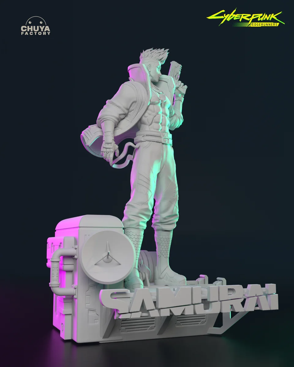 David Martinez | Fan Art | 3D Printed Resin Model Garage Kit | *Un-Painted* | Chuya Factory 14