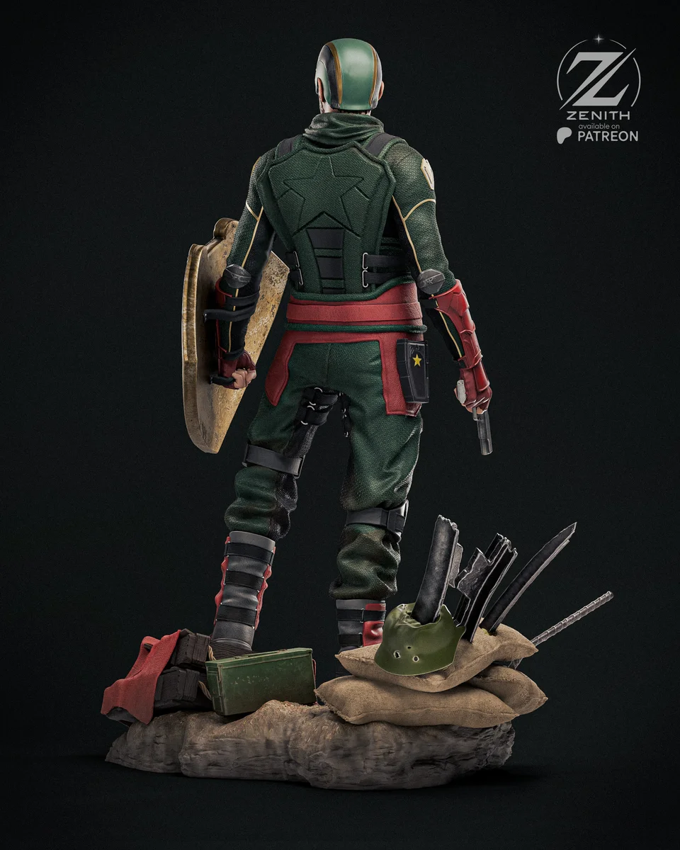 Soldier Boy | Fan Art | 3D Printed Resin Model Garage Kit | *Un-Painted* | Zenith Studios 4