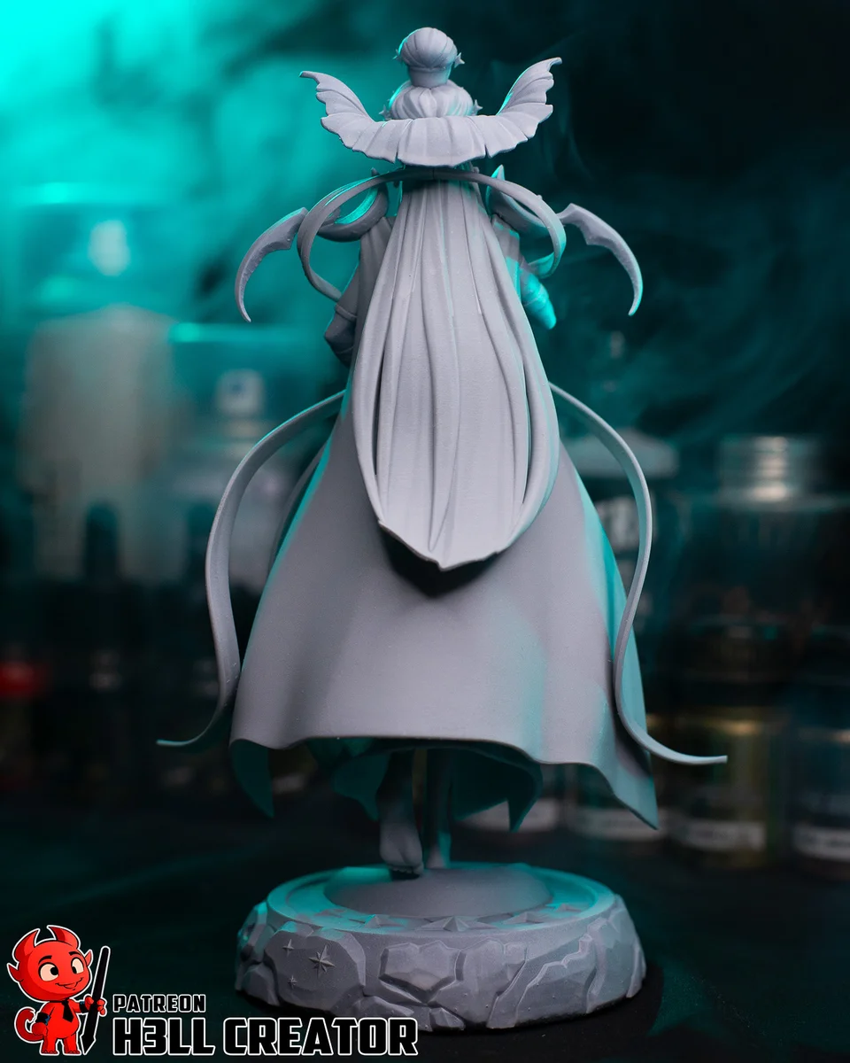 Nyx | Fan Art | 3D Printed Resin Model Garage Kit | *Un-Painted* | H3LL Creator 12
