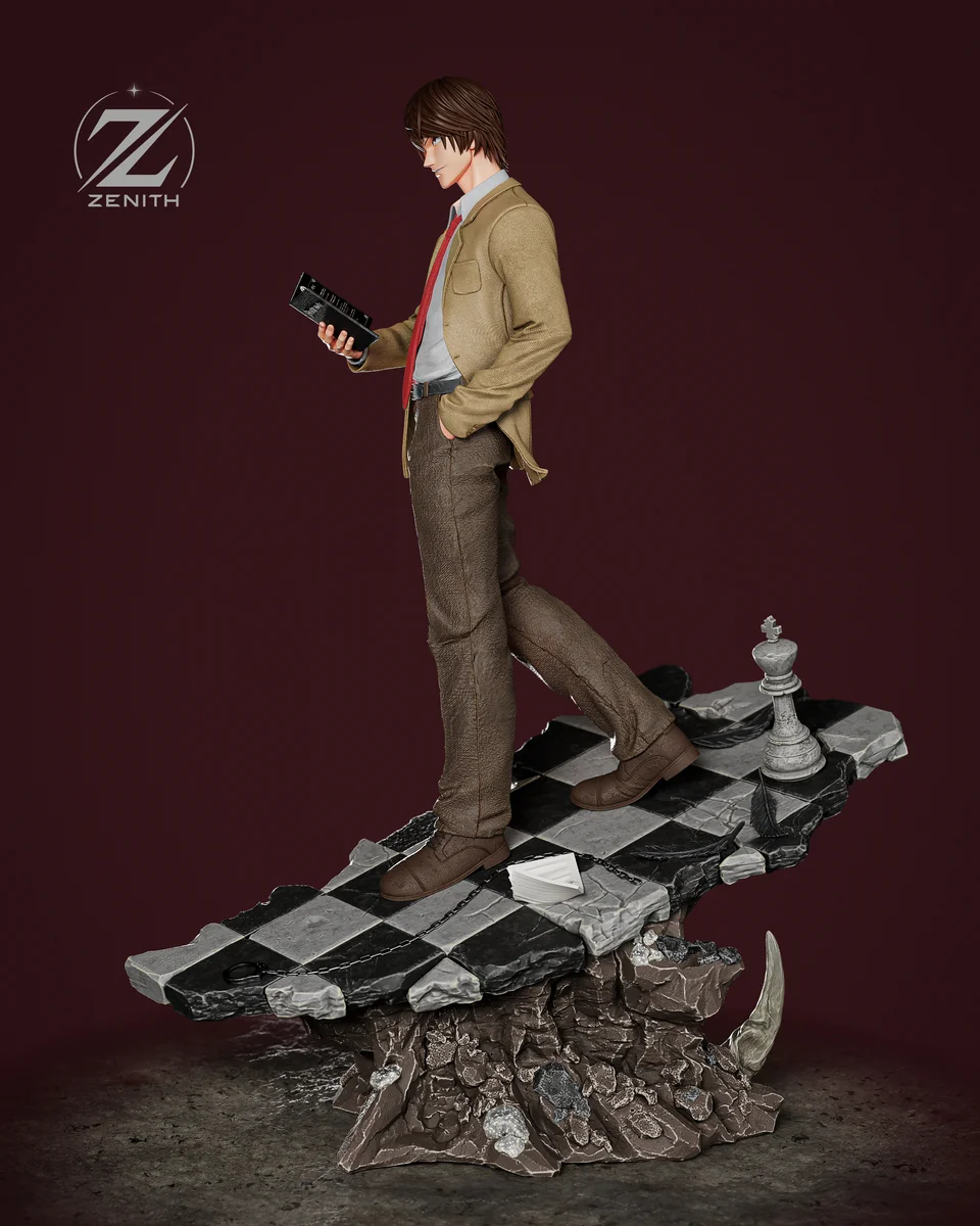 Light Yagami | Fan Art | 3D Printed Resin Model Garage Kit | *Un-Painted* | Zenith Studios 4