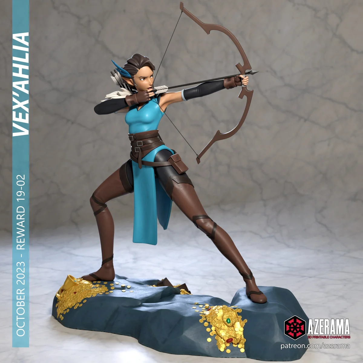 Vex | Fan Art | 3D Printed Resin Model Garage Kit | *Un-Painted* | Azerama 2