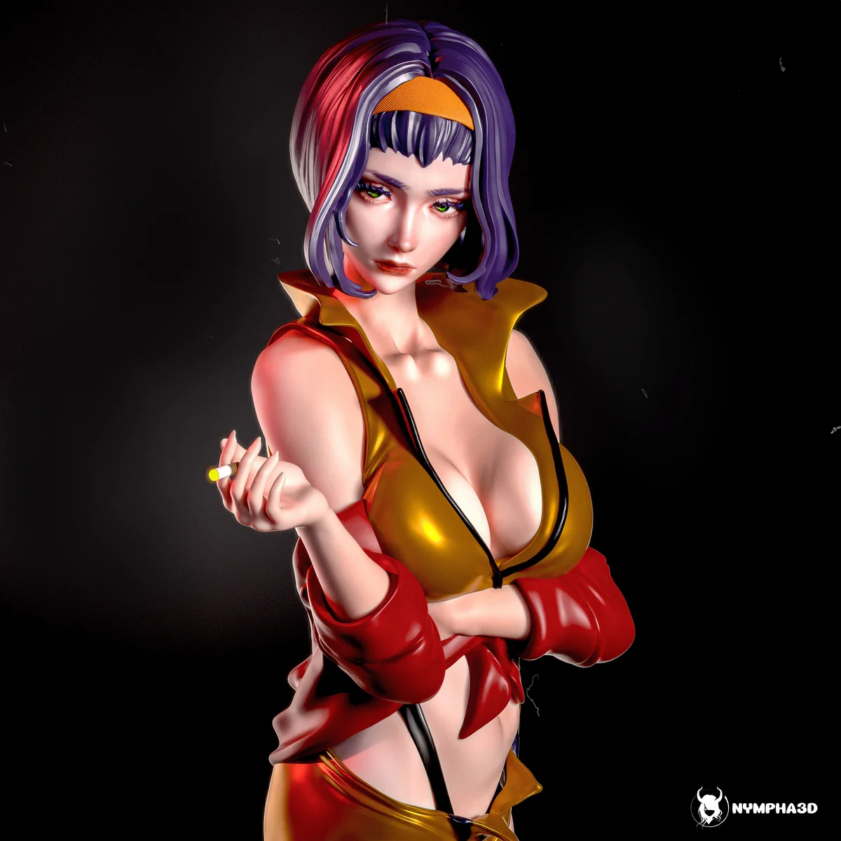 Faye Valentine | Fan Art | 3D Printed Resin Model Garage Kit | *Un-Painted* | Nympha3D 3